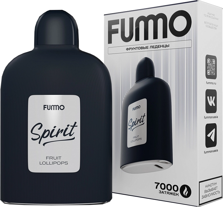ЭСДН FUMMO SPIRIT 7000 2% Fruit Lollipops (Фруктовые Леденцы)