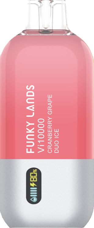 ЭСДН Funky Lands Vi10000 2% Cranberry Grape Duo Ice / Клюква Виноград Лед
